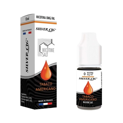 Imagen de eLiquido de Silver Cig con sal de nicotina - TABACO AMERICANO