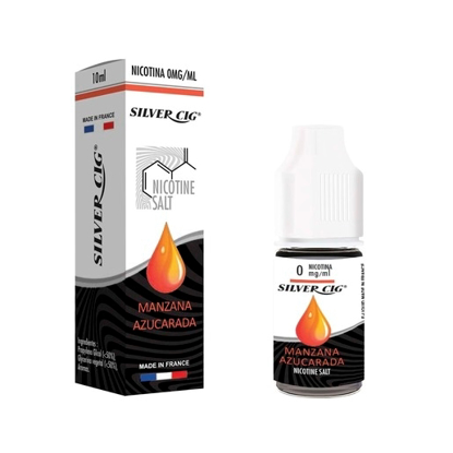 Imagen de eLiquido de Silver  Cig con sal de nicotina - MANZANA AZUCARADA