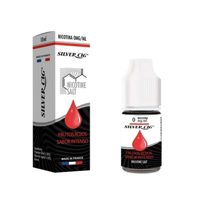 Imagen de eLiquido de Silver Cig con sal de nicotina - FRUTOS ROJOS INTENSO