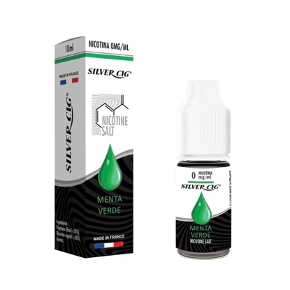Imagen de eLiquido de Silver  Cig con sal de nicotina -  MENTA VERDE