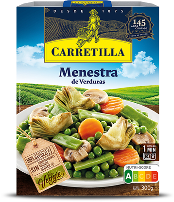 Imagen de MENESTRA DE VERDURAS CARRETILLA 300GR