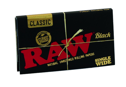 Imagen de PAPEL DE FUMAR RAW NEGRO DOBLE 70MM