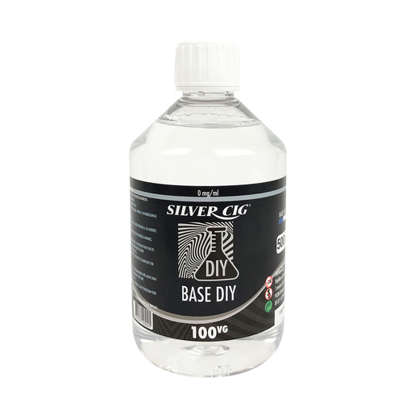 Imagen de LÍQUIDO BASE PARA MEZCLA SILVER CIG VG100 500ML