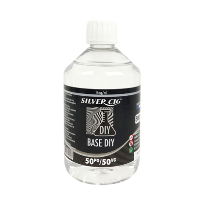 Imagen de LÍQUIDO BASE MEZCLA SILVER CIG PG/VG 50/50 500ML