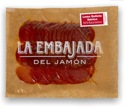 Imagen de LOMO BELLOTA 50% IBÉRICO 100GR